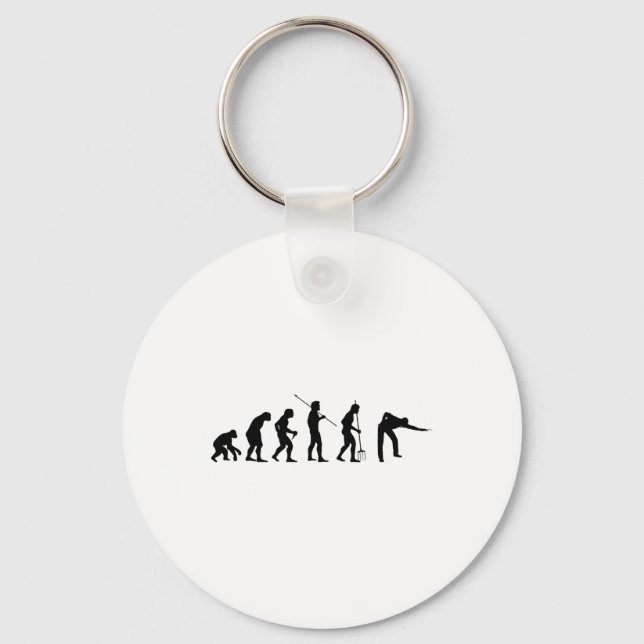 Billiard Evolution Snooker Bassäng Chalk Billiard  Nyckelring (Framsida)