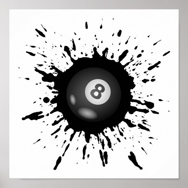 Billiard Explosion Poster (Framsidan)