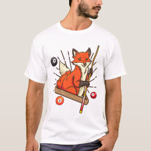 Billiard Fox Hustler Bassäng Shirts Girls Snooker T Shirt