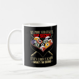Billiard Joke 8 Boll Funny Bassäng Player Kaffemugg