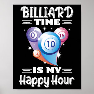Billiard Lycklig-timme med miljard Poster