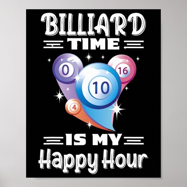 Billiard Lycklig-timme med miljard Poster (Framsidan)