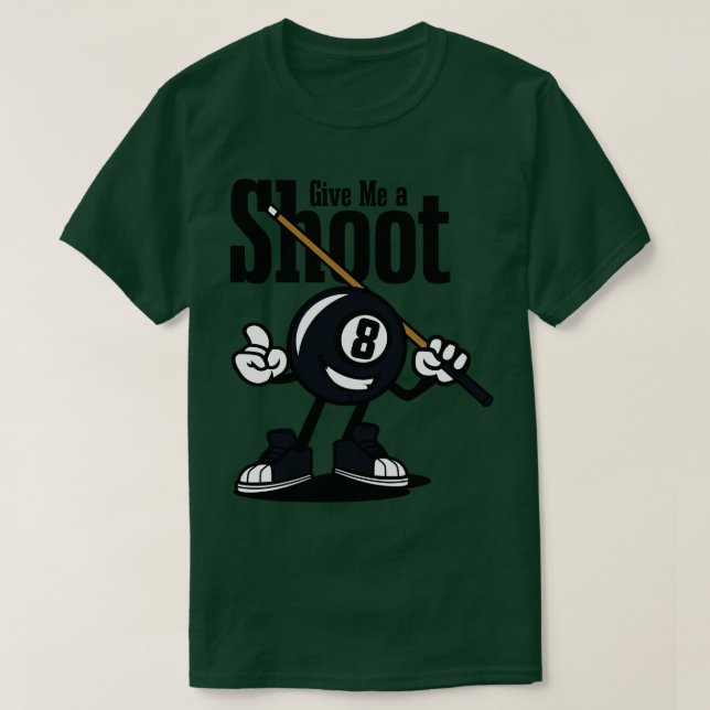 BILLIARD MASCOT T SHIRT (Design framsida)