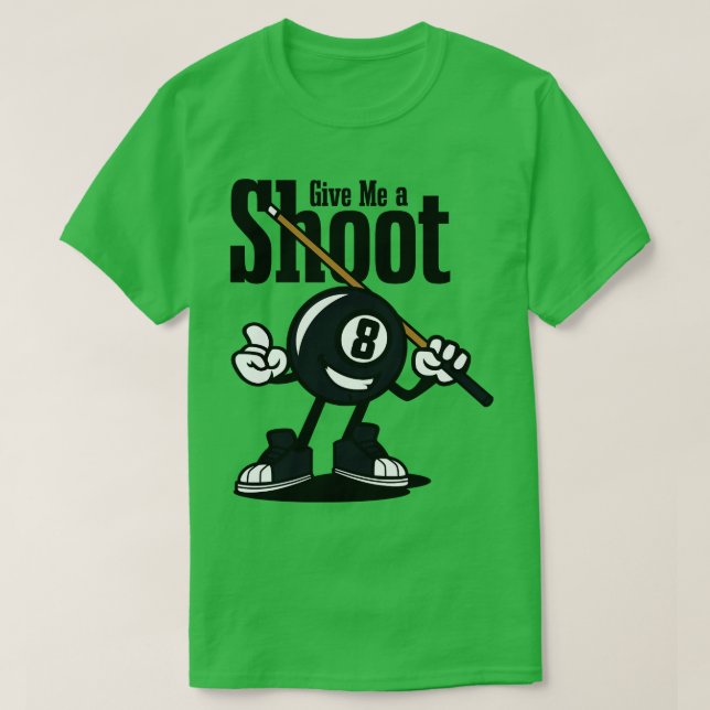 BILLIARD MASCOT T SHIRT (Design framsida)