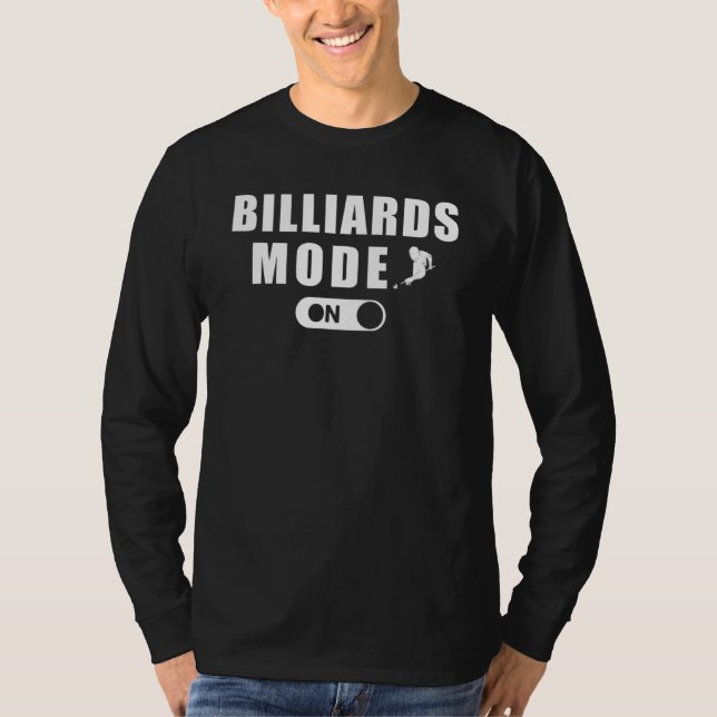 Billiard Mode Hoodie Långärmad Sweater T Shirt (Framsida)