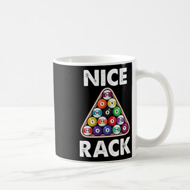 Billiard Nice Rack Billiard Player Gift Kaffemugg (Höger)