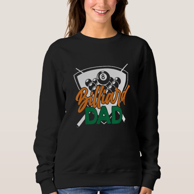 Billiard Pappa Fars dag Pappa T Shirt (Framsida)