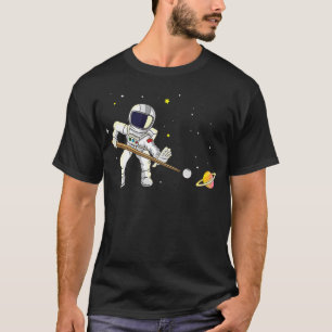 Billiard Players Space Billiard Stick Astronauts B T Shirt