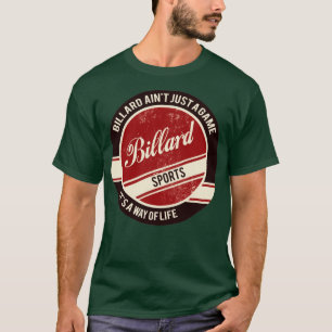 Billiard Retro T Shirt