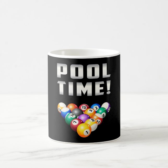 Billiard Snooker Bassäng Billiards 8 Boll Funny Gi Kaffemugg (Center)