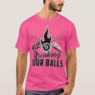 Billiard snooker bassäng boll bassäng-presentidé t shirt