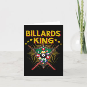 Billiard Snooker Kung på miljardplan 8 Bassäng Kort