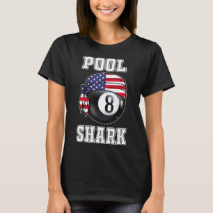 Billiard Team 8 Ll Bassäng-spelarpresenter för Bas T Shirt