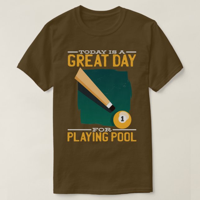 Billiard Team för en miljardgrupp Älskare T Shirt (Design framsida)