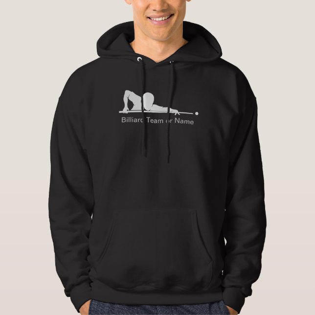 Billiard Team Pool Hall Tshirts Template Hoodie (Framsida)