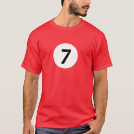 Billiardboll 7 t-shirt