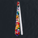 Billiardbollmönster Slips<br><div class="desc">Denna tie presenterar ett billiardbollmönster.</div>