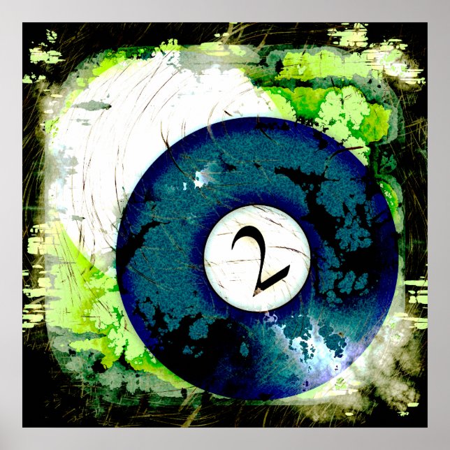 BILLIARDER BOLL NUMMER 2 POSTER (Framsidan)