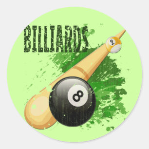 BILLIARDER - SPRIDNING OCH ÅLDRAS RUNT KLISTERMÄRKE