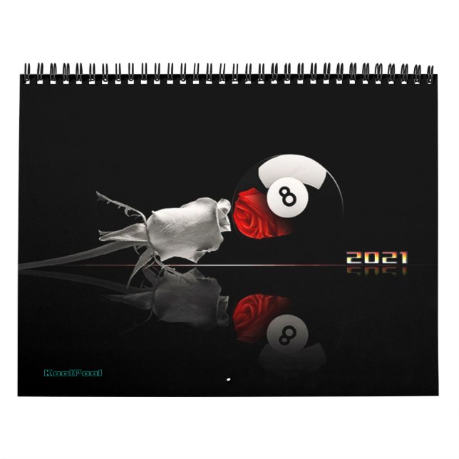 Billiardkalender 2021 kalender (Omslag)