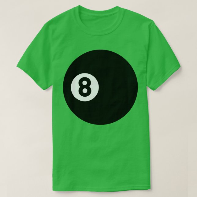 Billiards 8Boll T Shirt (Design framsida)