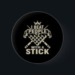 Billiards Älskare jag slår folk med en Bassäng pl Knapp<br><div class="desc">Billiards Älskare jag slår folk med en Bassäng-spelare</div>