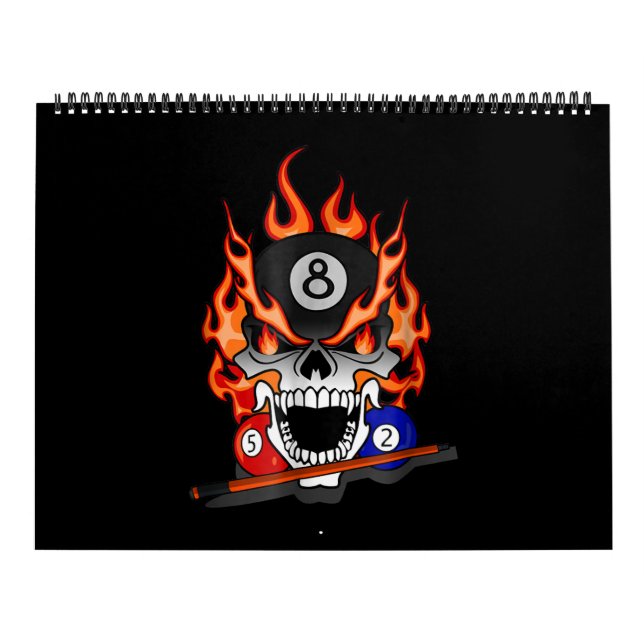 Billiards Älskare | Underbara Bassäng-stipendier - Kalender (Omslag)