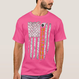 Billiards American Flagga Billiard T Shirt