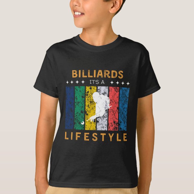 Billiards är en fantastisk livsstil Tee - Bassäng  (Framsida)