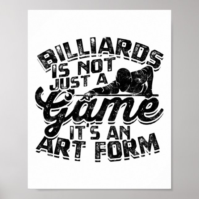Billiards är inte bara en lek poster (Framsidan)