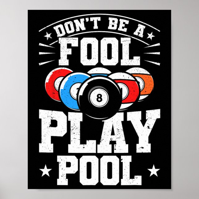 Billiards är inte en förevändning för att spela Ba Poster (Framsidan)