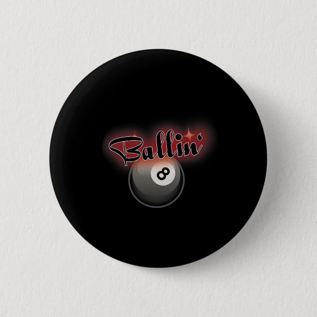 Billiards Bassäng 8 Boll S Knapp (Framsida)