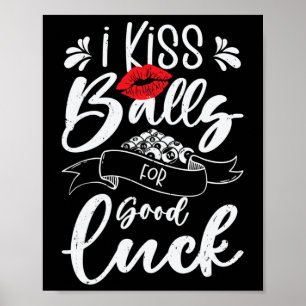 Billiards Bassäng 8 Boll Snooker Female Billiard P Poster