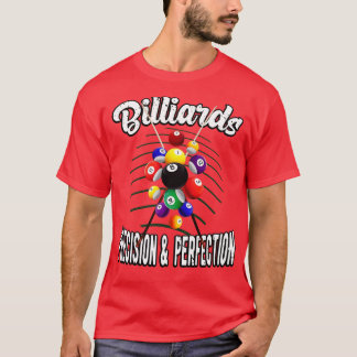 Billiards Bassäng Billiard Vintage 8Boll T Shirt