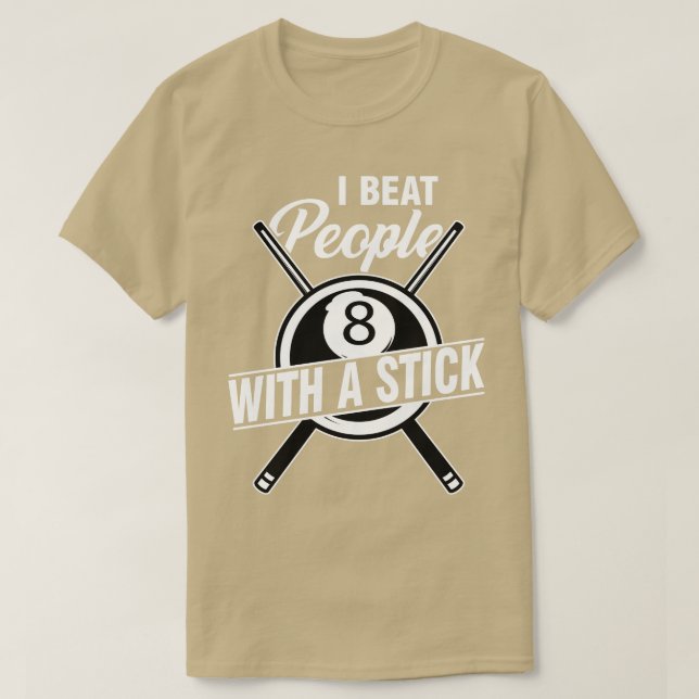 Billiards Bassäng Idea T Shirt (Design framsida)