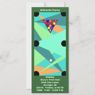 BILLIARDS ~ BASSÄNG PARTNS INBJUDANDE ~EZ TILL ANP INBJUDNINGAR