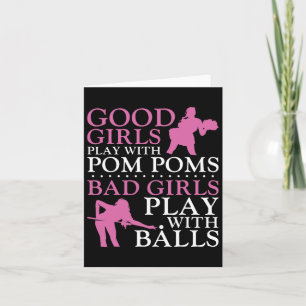 Billiards Bassäng Player Boll Girl Bra Girls Play  Kort