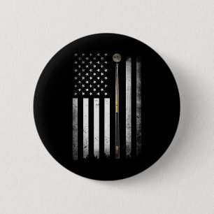 Billiards Bassäng Player Bord USA amerikanska Flag Knapp