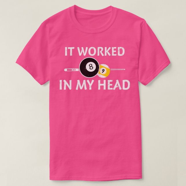 Billiards Bassäng Players 8 boll Cue Boll Sport Gi T Shirt (Design framsida)