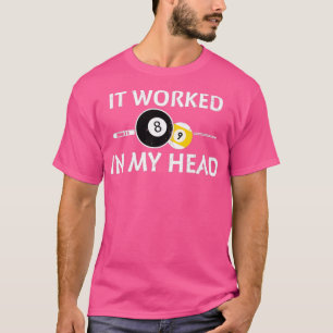 Billiards Bassäng Players 8 boll Cue Boll Sport Gi T Shirt