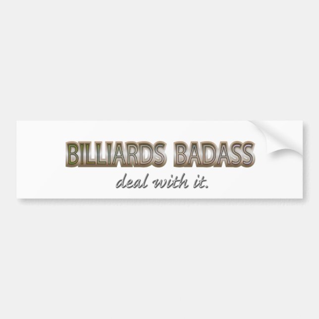 BILLIARDS BILDEKAL (Framsidan)