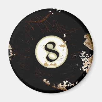BILLIARDS BOLL NUMMER 8 MAGNET