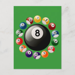 BILLIARDS BOLLAR VYKORT