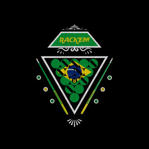 BILLIARDS BRAZIL ANCESTRY BASSÄNG SNOOKER T-Shirt