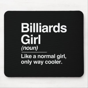 Billiards Girl Definition Normal only Cooler Cue S Musmatta