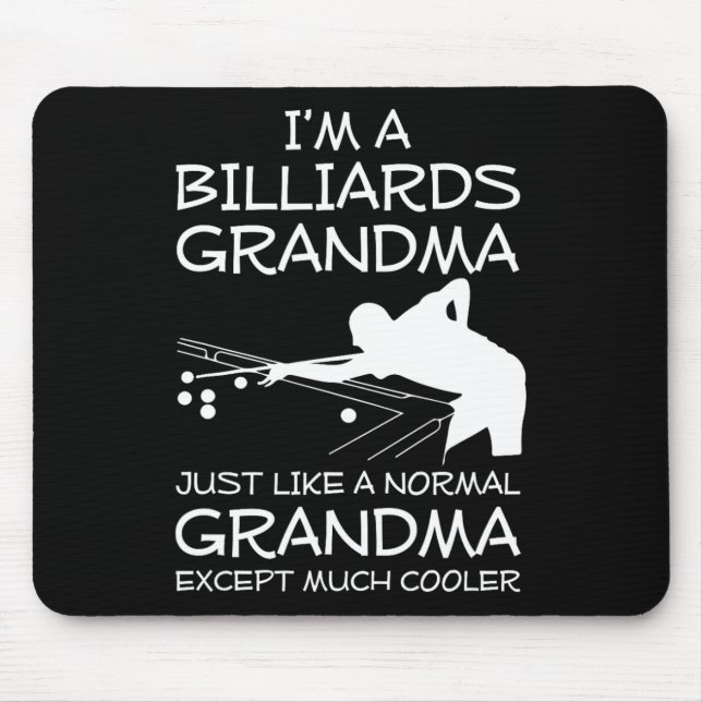 Billiards Grandma Grandmor Coola - Im A Billards Musmatta (Framsidan)