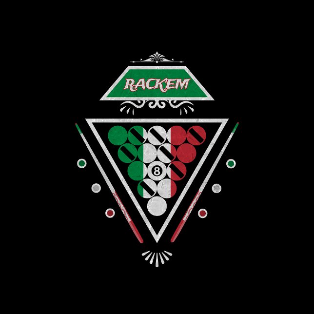 BILLIARDS ITALIEN ANCESTRY BASSÄNG SNOOKER T-Shirt (Skapare uppladdad)