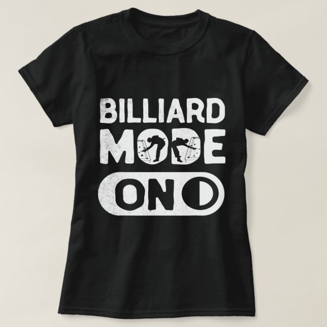 Billiards Kid Definition Funny Bassäng Player T Shirt (Design framsida)