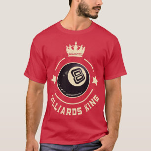 Billiards Kung 8 Boll Retro Snooker T Shirt