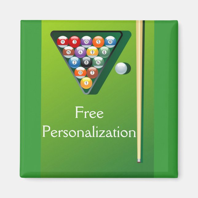 Billiards Magnet (Framsidan)
